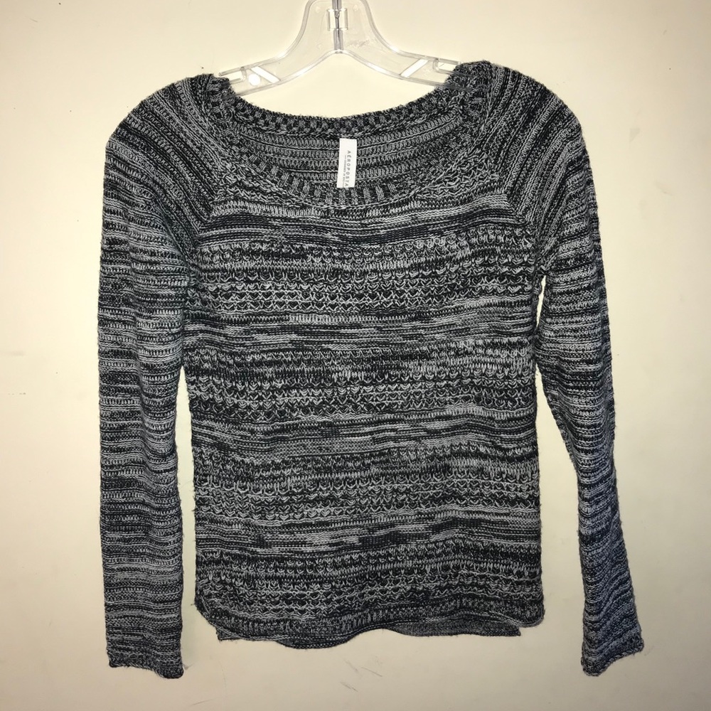 Grey and Black Soft Sweater